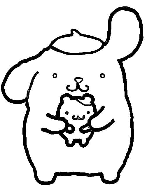 Tô màu Pompompurin Đáng Yêu Dễ Thương