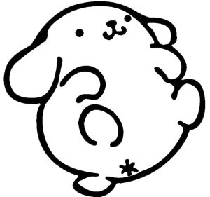 Tô màu Pompompurin Rất Cute