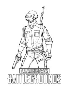 Tô màu Pubg Bắn Súng