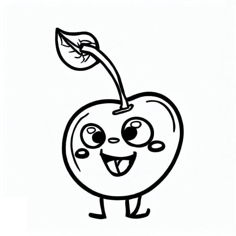 Tô màu Quả Cherry Ngộ Nghĩnh