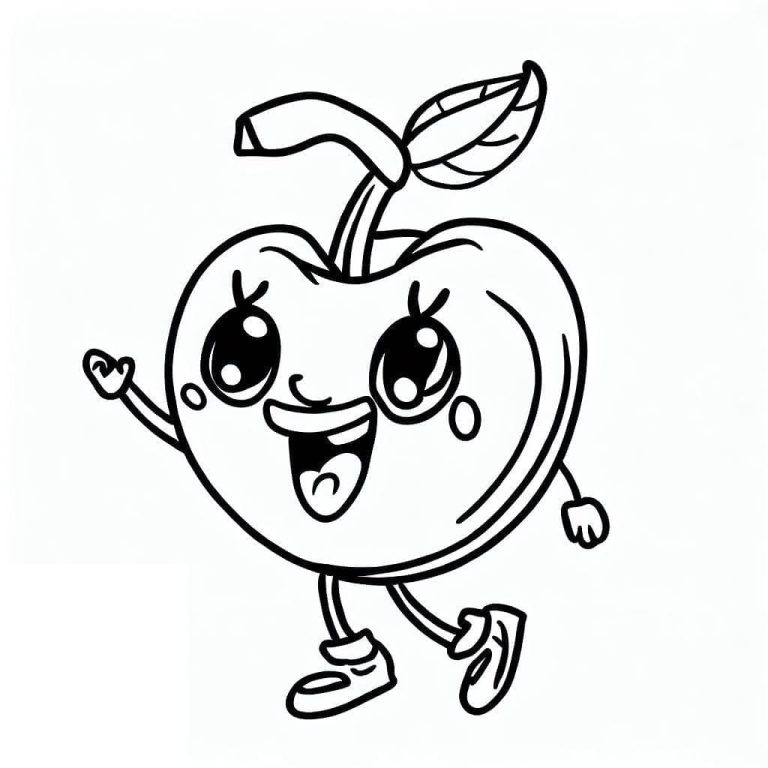 Tô màu Quả Cherry Vui Nhộn