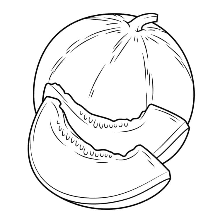 Tô màu Quả Dưa Gang Tươi