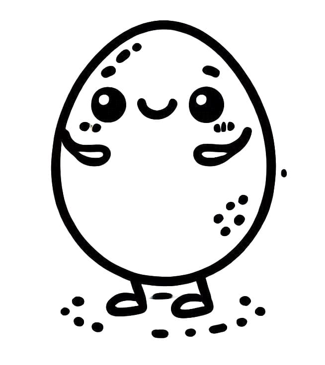 Tô màu Quả Trứng Cute