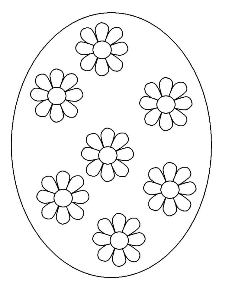 Tô màu Quả Trứng Hoa