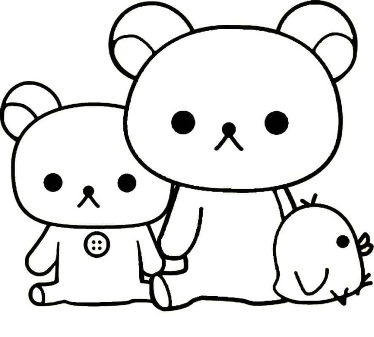Tô màu Rilakkuma Với Bạn Bè