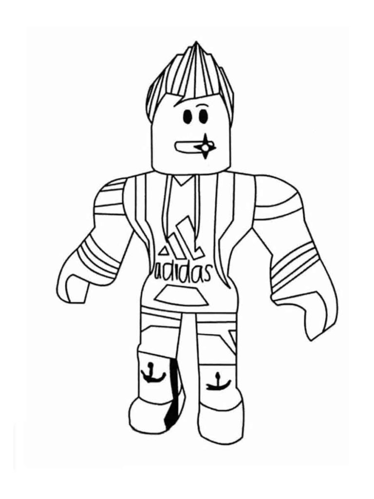 Tô màu Roblox Adidas