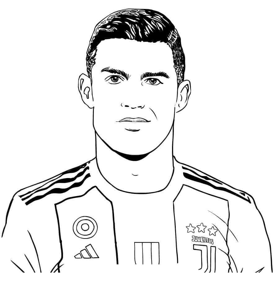 Tô màu Ronaldo Mỉm Cười
