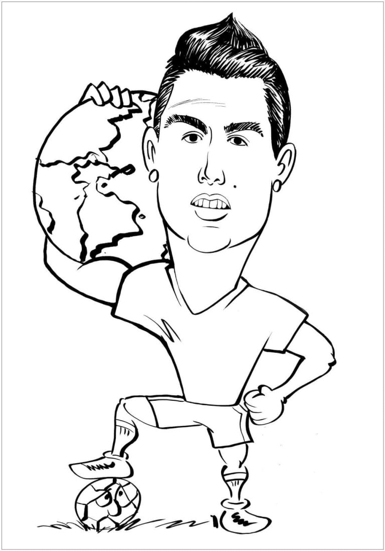 Tô màu Ronaldo Ngộ Nghĩnh