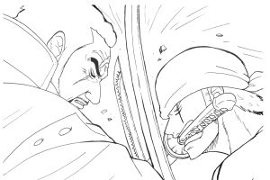 Tô màu Roronoa Zoro Đang Chiến Đấu