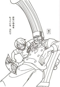 Tô màu Sanji Trong One Piece