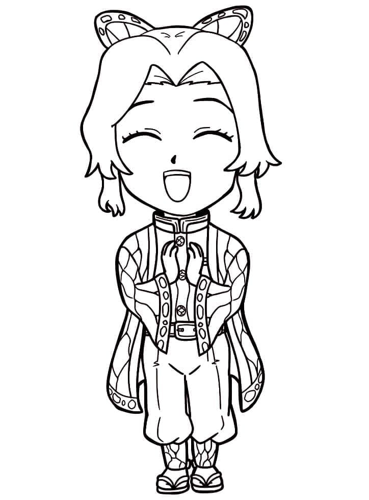 Tô màu Shinobu Kocho Cute