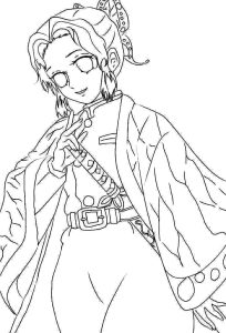 Tô màu Shinobu Kocho Ngầu