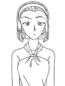 Tô màu Sonoko Suzuki Trong Anime Conan