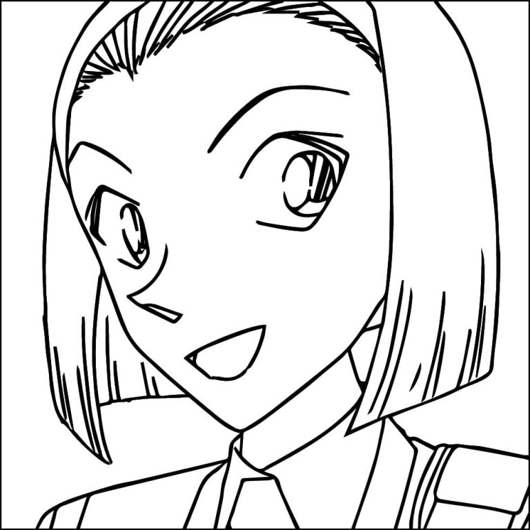 Tô màu Sonoko Suzuki Trong Conan