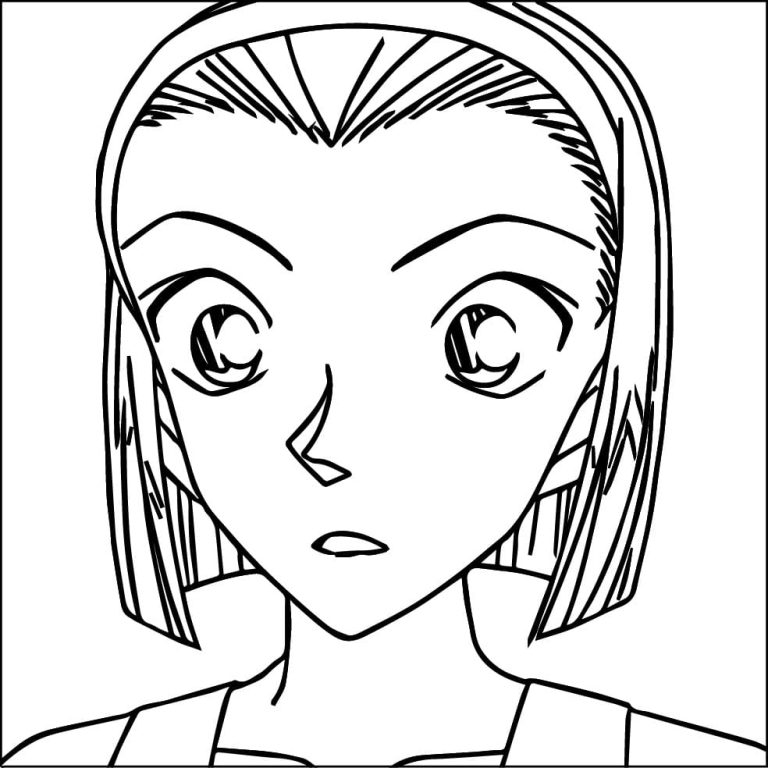 Tô màu Sonoko Trong Conan