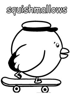 Tô màu Squishmallows Dễ thương