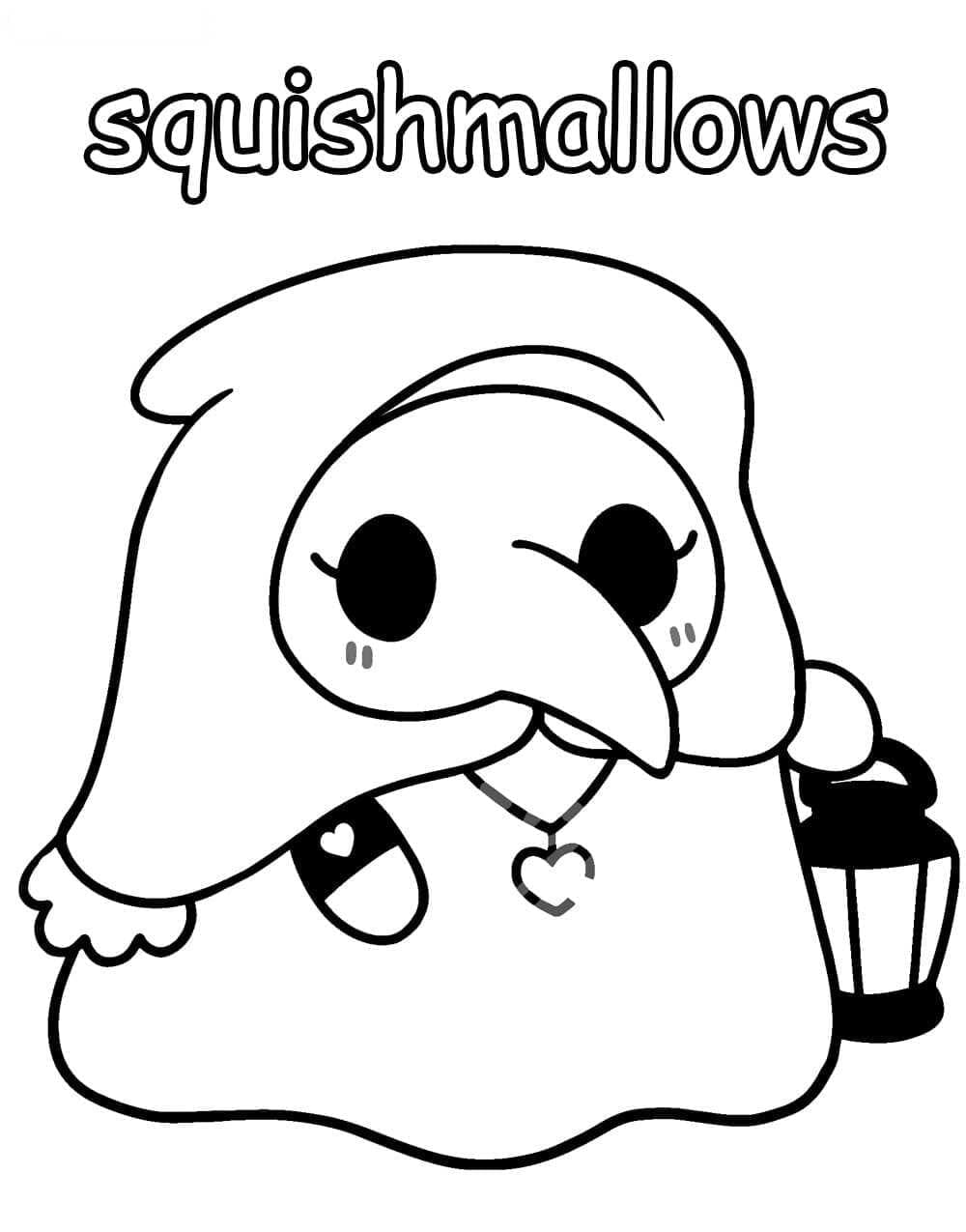 Tô màu Squishmallows Ngầu