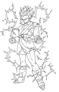 Tô màu Sức Mạnh Gohan