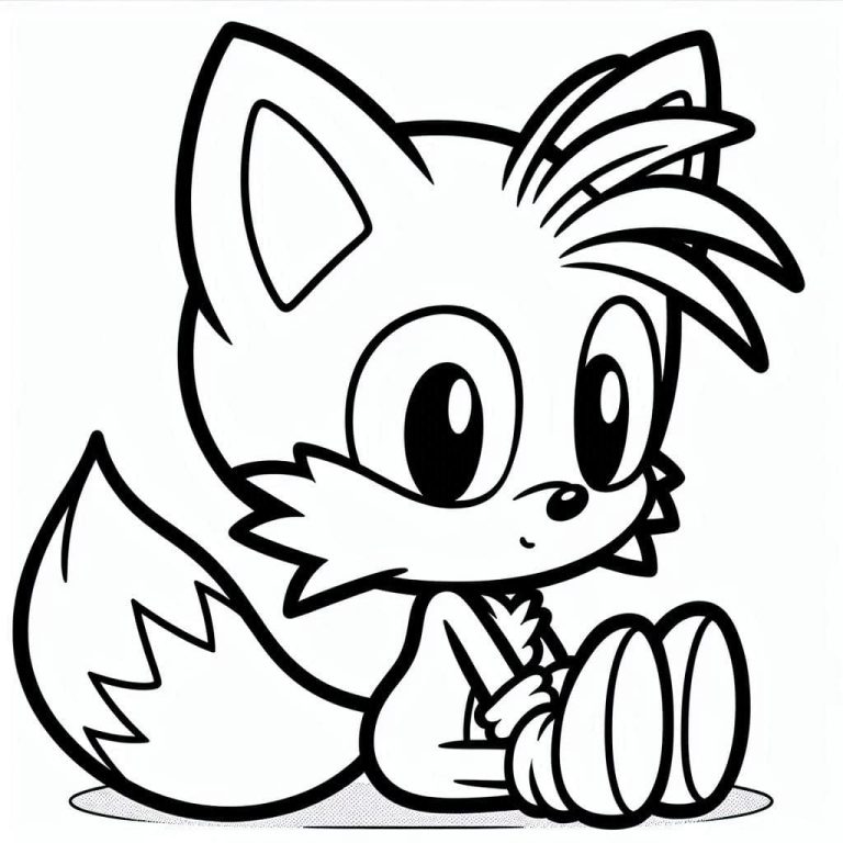 Tô màu Tails Đáng Yêu Nhất