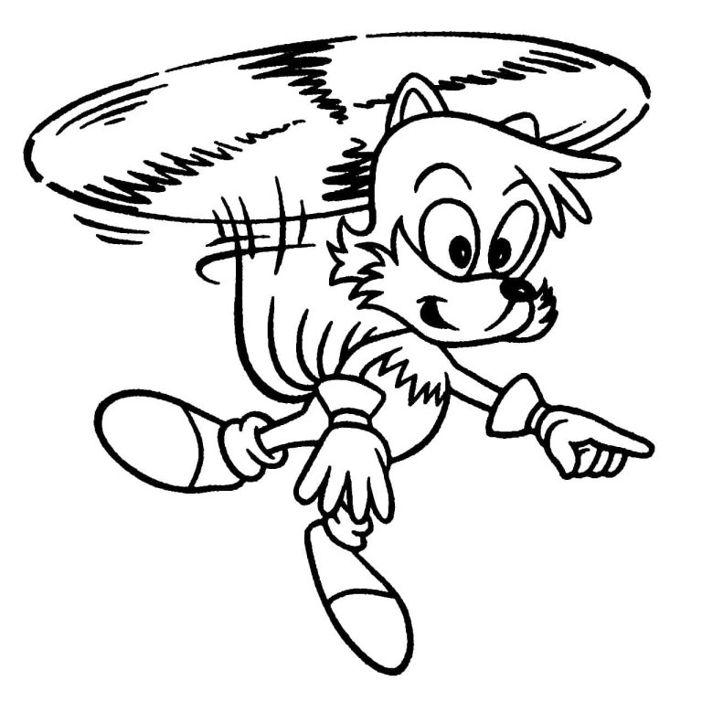 Tô màu Tails Ngộ Nghĩnh