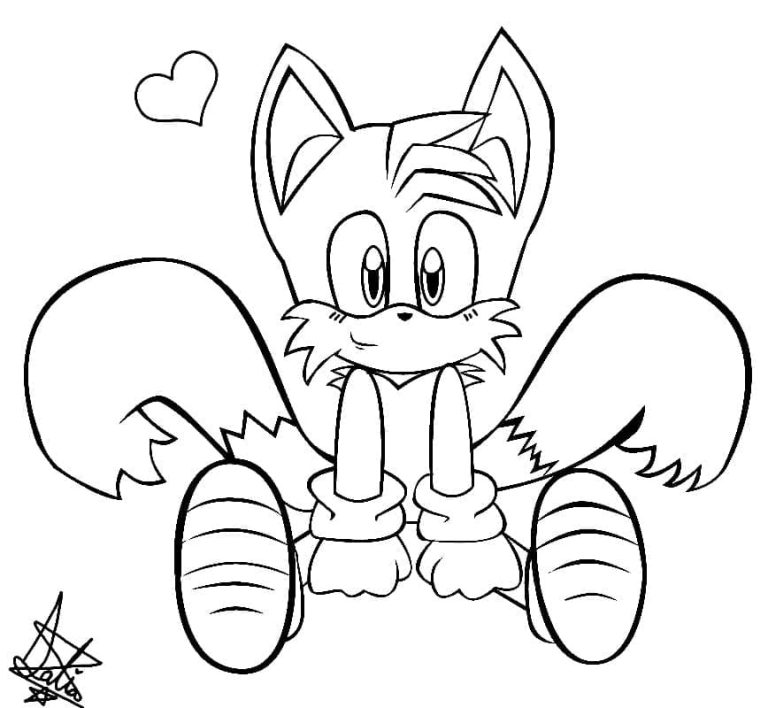 Tô màu Tails Nhỏ Bé