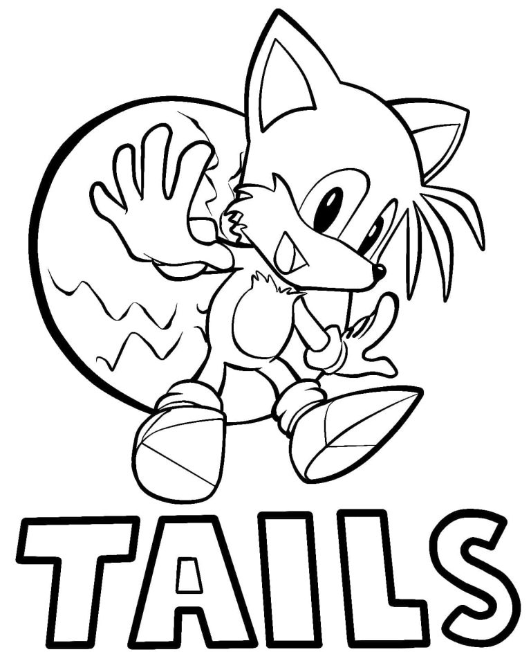 Tô màu Tails Sonic