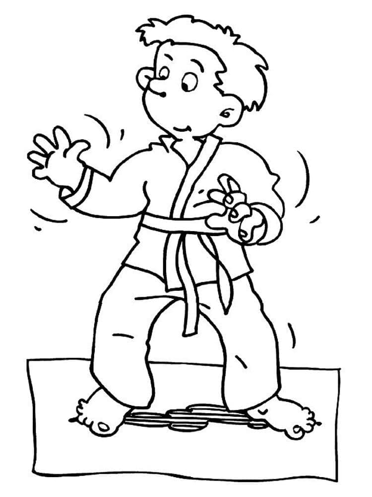 Tô màu Tập Karate