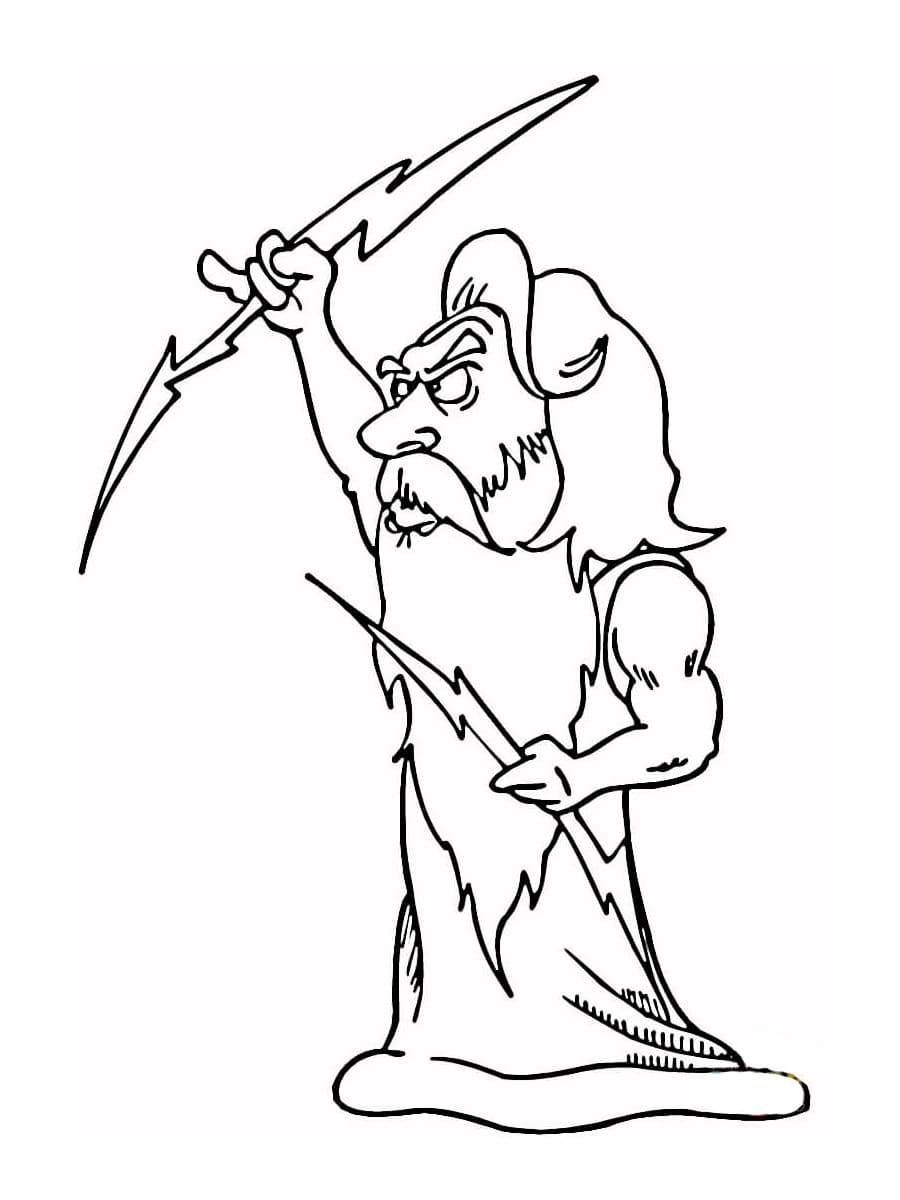 Tô màu Thần Thoại Hy Lạp Zeus