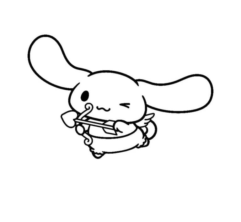 Tô màu Thần Tình Yêu Cinnamoroll