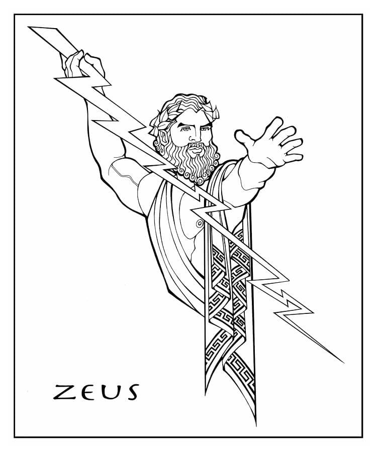 Tô màu Thần Zeus (3)