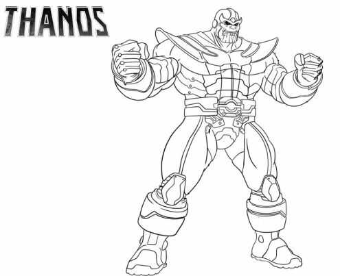 Tô màu Thanos Cực Ngầu
