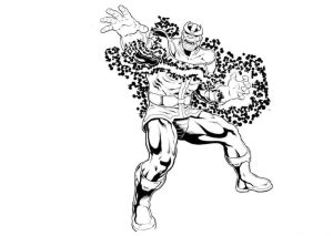 Tô màu Thanos Nguyên Tử