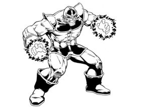 Tô màu Thanos Tạo Sức Mạnh
