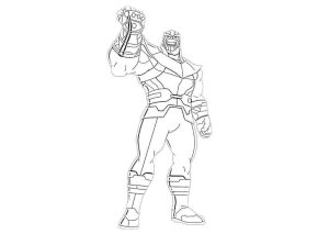 Tô màu Thanos Thị Uy Sức Mạnh