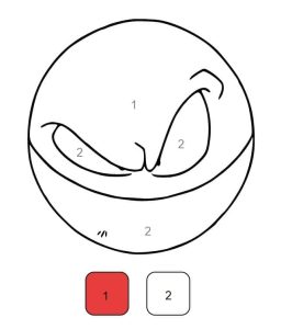 Tô Màu Theo Số Pokemon Voltorb