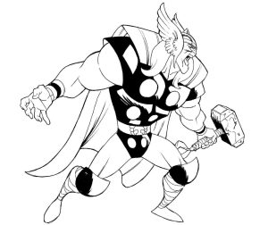 Tô màu Thor Nhanh Nhẹn