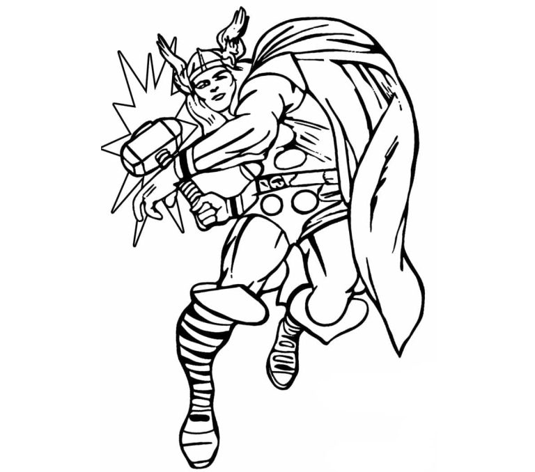 Tô màu Thor Tấn Công