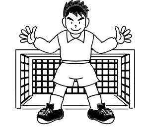 Tô màu Thủ Môn Rất Đơn Giản