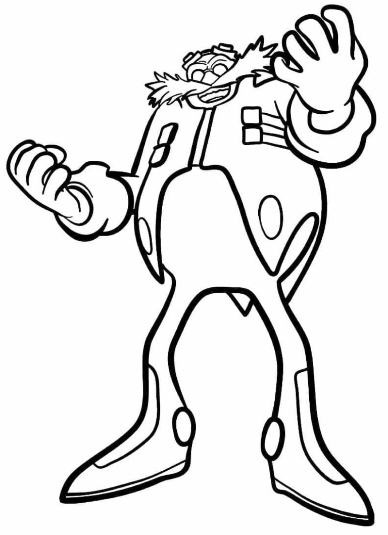 Tô màu Tiến sĩ Eggman Nham Hiểm