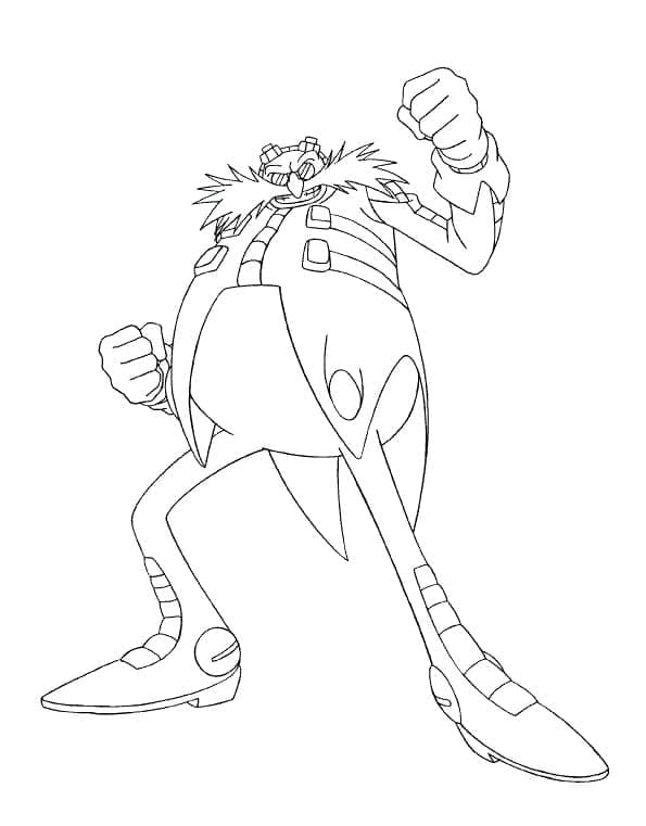 Tô màu Tiến sĩ Eggman Trong Game Sonic