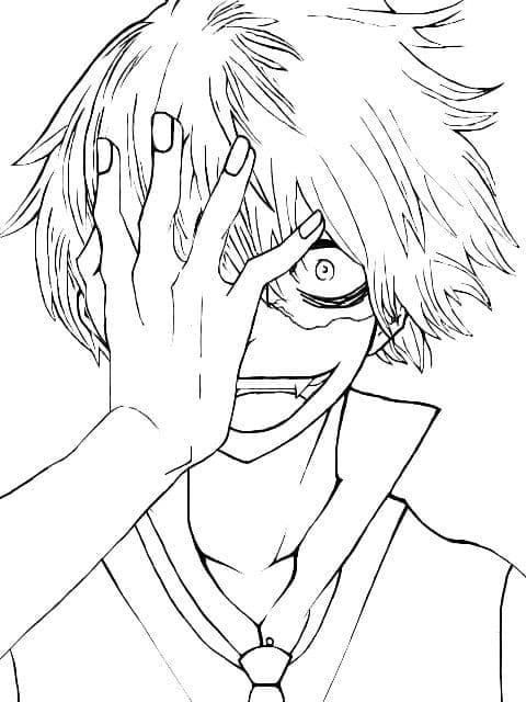 Tô màu Todoroki Shoto Điên Rồ