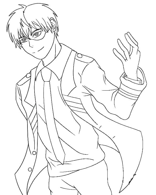 Tô màu Todoroki Shoto Rất Ngầu