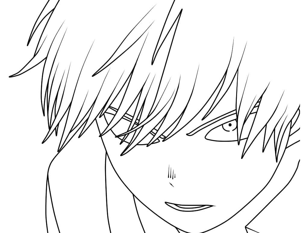 Tô màu Todoroki Shoto Tức Giận
