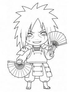 Tô màu Uchiha Madara Cute