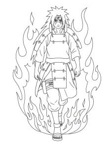 Tô màu Uchiha Madara Trong Anime