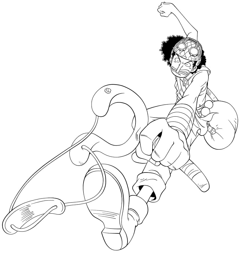 Tô màu Usopp Chiến Đấu