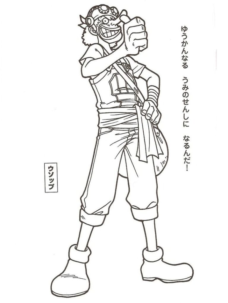 Tô màu Usopp Cực Ngầu