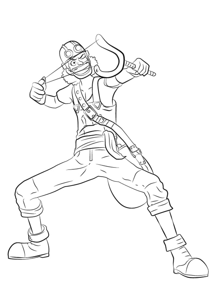 Tô màu Usopp Ngầu