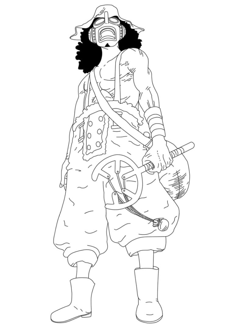 Tô màu Usopp Rất Ngầu