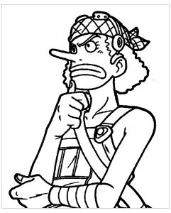 Tô màu Usopp Trong One Piece